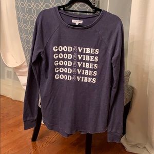Target Grayson Threads Blue Good Vibes Long Sleeve